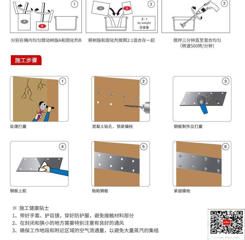 包钢钦南粘钢加固施工过程